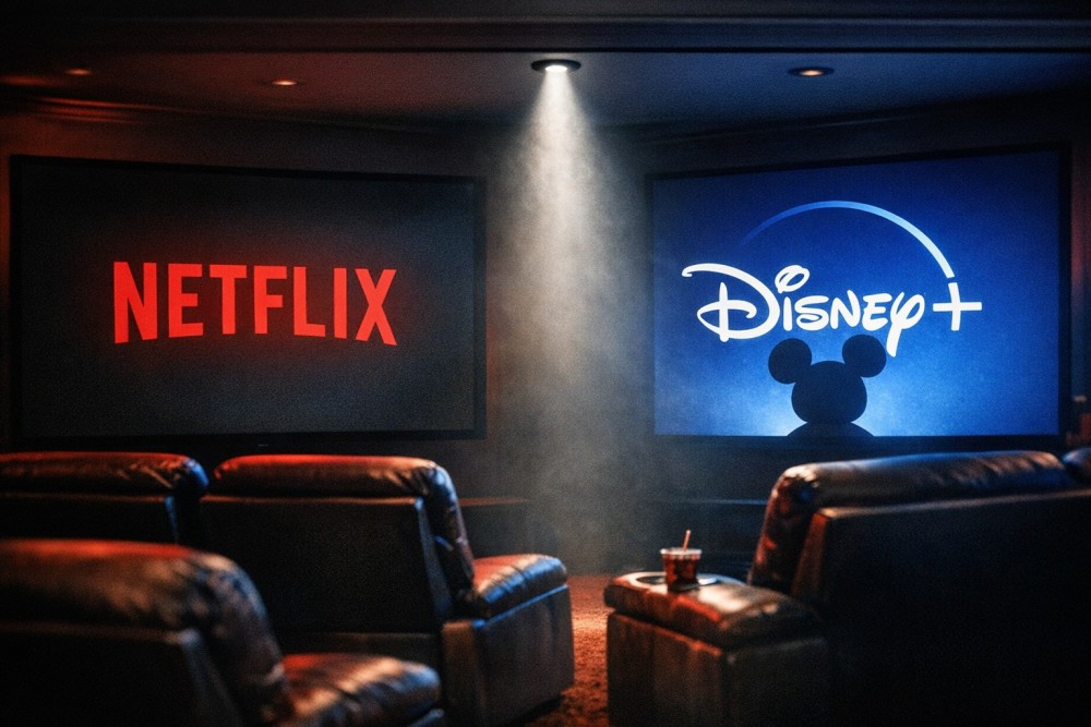 Analisis Perbandingan Saham Netflix dan Disney dalam Persaingan Industri Hiburan 2026