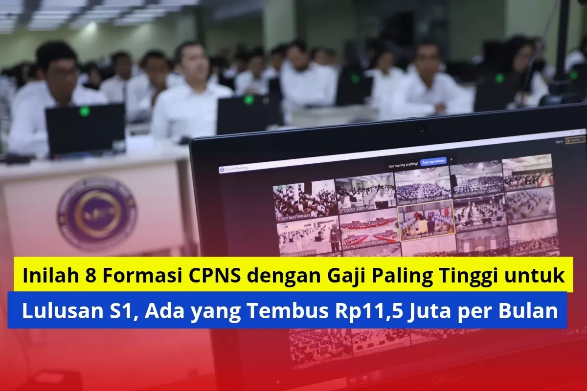 Daftar 8 Formasi CPNS 2026 dengan Gaji Tertinggi bagi Lulusan S1 Capai 11,5 Juta Rupiah