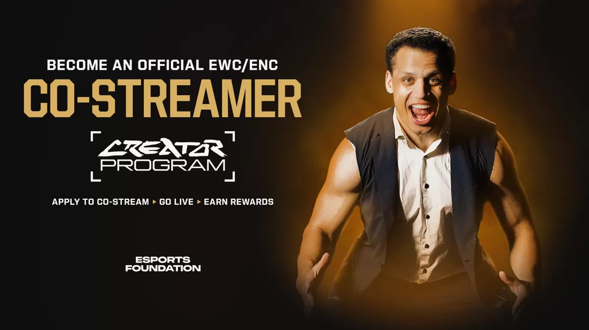Kesempatan Jadi Co-Streamer EWC dan ENC 2026 dengan Target 5.000 Kreator Esports Baru